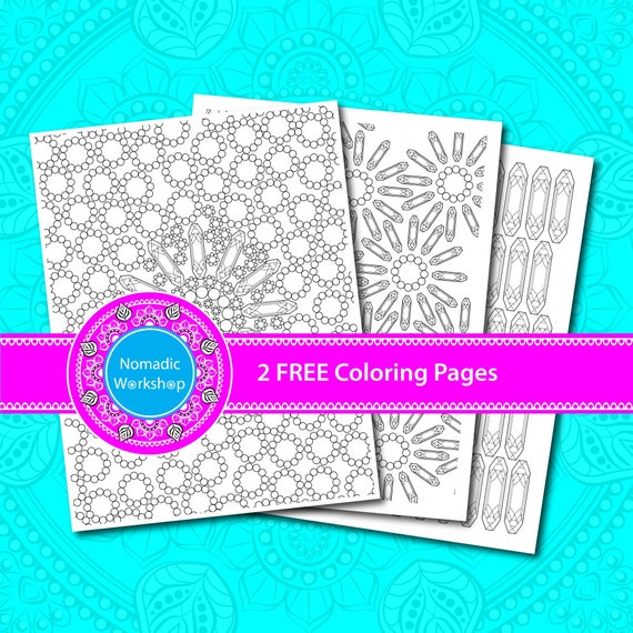 Coloring Pages For Adults Geometric Coloring Pages Printable Etsy