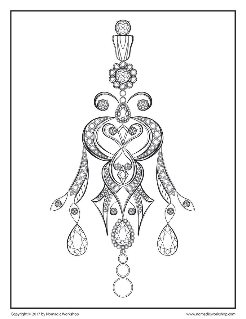 Printable Coloring Pages For Adults Coloring Page Printable Etsy