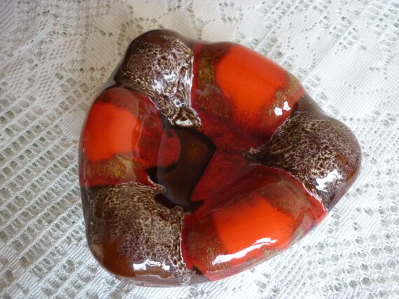 Ceramic ashtray style Vallauris