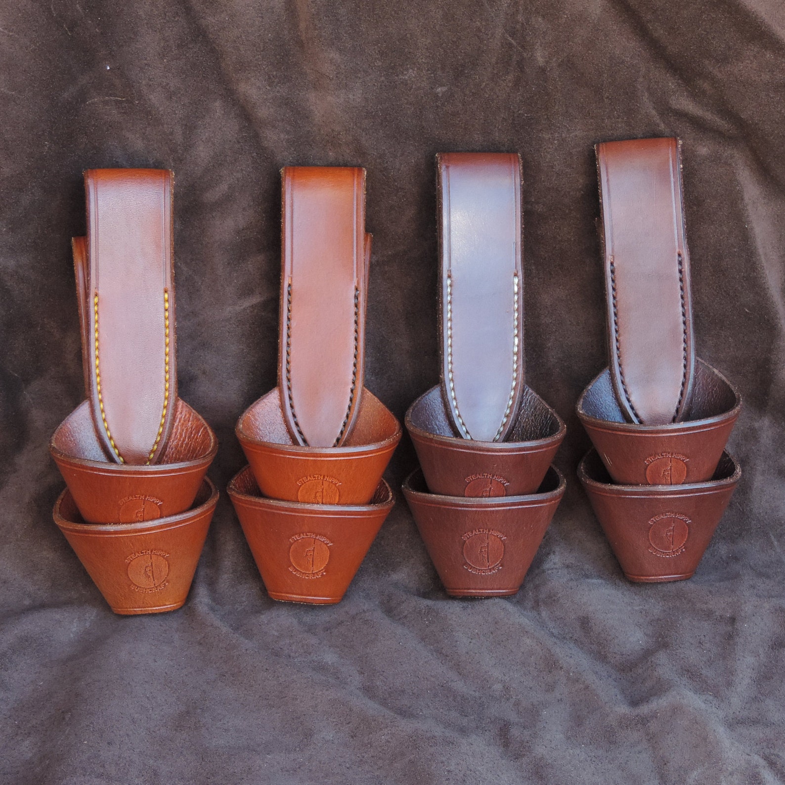 Windlass Holster Hand Stiched Leather Lock Handle Loop Etsy