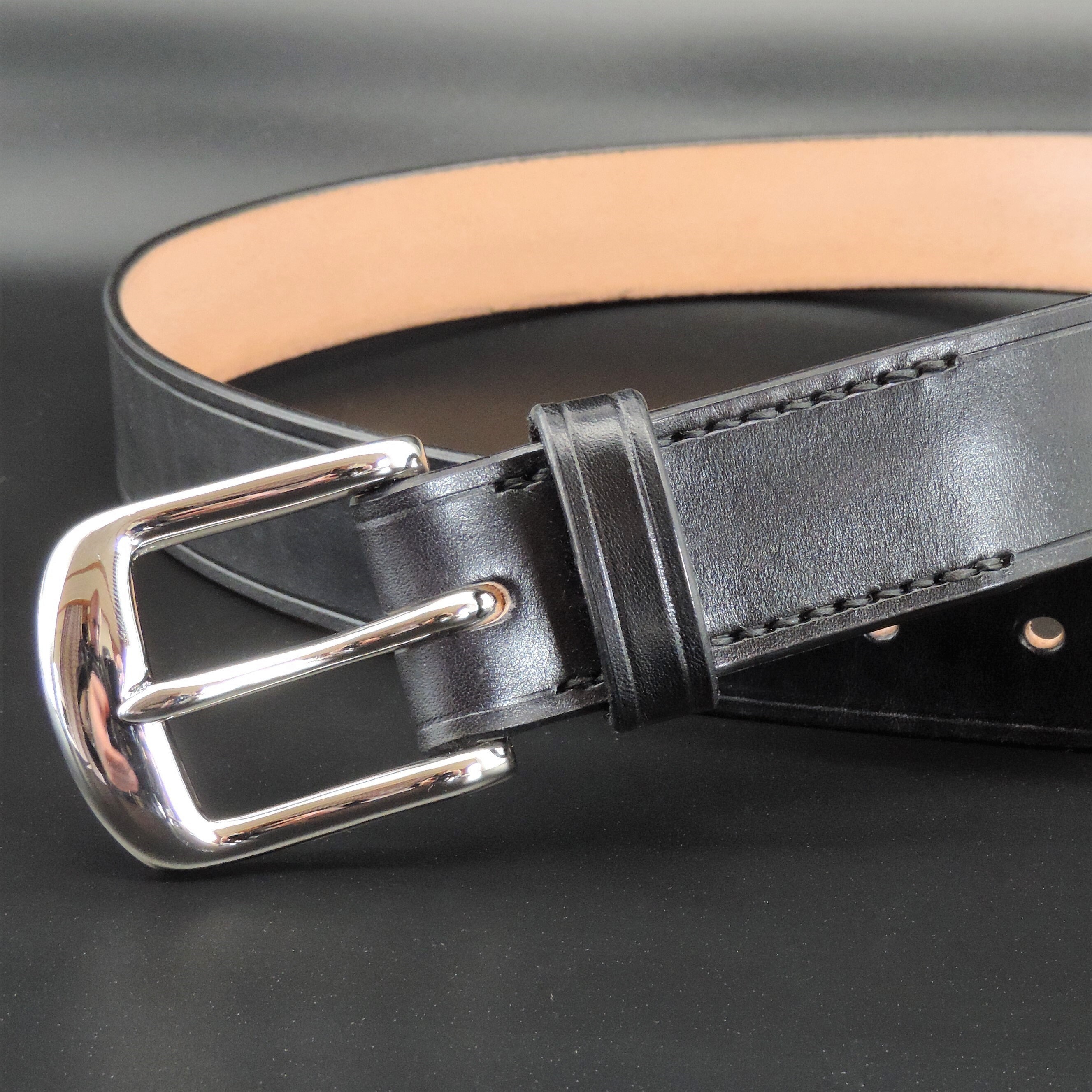 Hand Stitched Italian Leather Belts - Etsy UK
