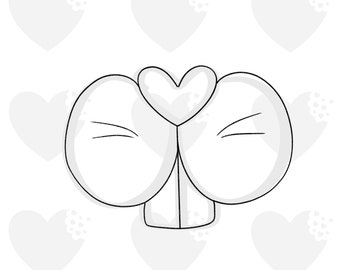 Cute Bunny Nose - Cookie Cutter