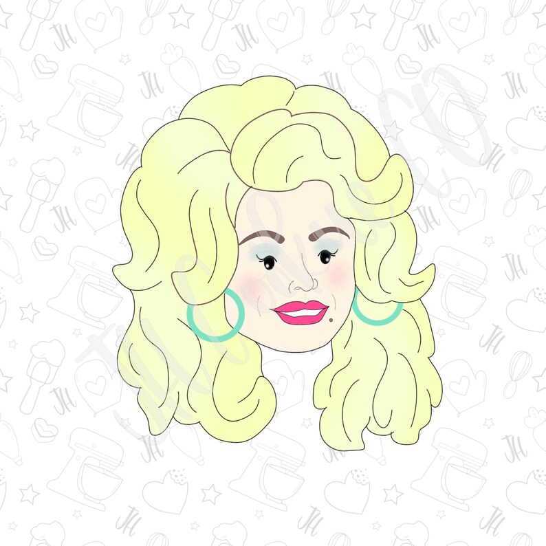 Dolly Parton Cookie Cutter Etsy