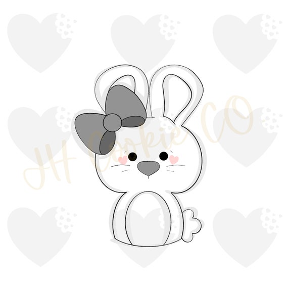 Victoria Bunny Cookie Cutter - Etsy Canada Victoria Bunny Cookie Cutter - Etsy Canada