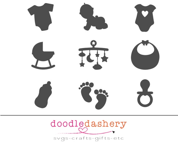 Download Baby Shower Svg For Use With Cricut Silhouette And Similar Etsy