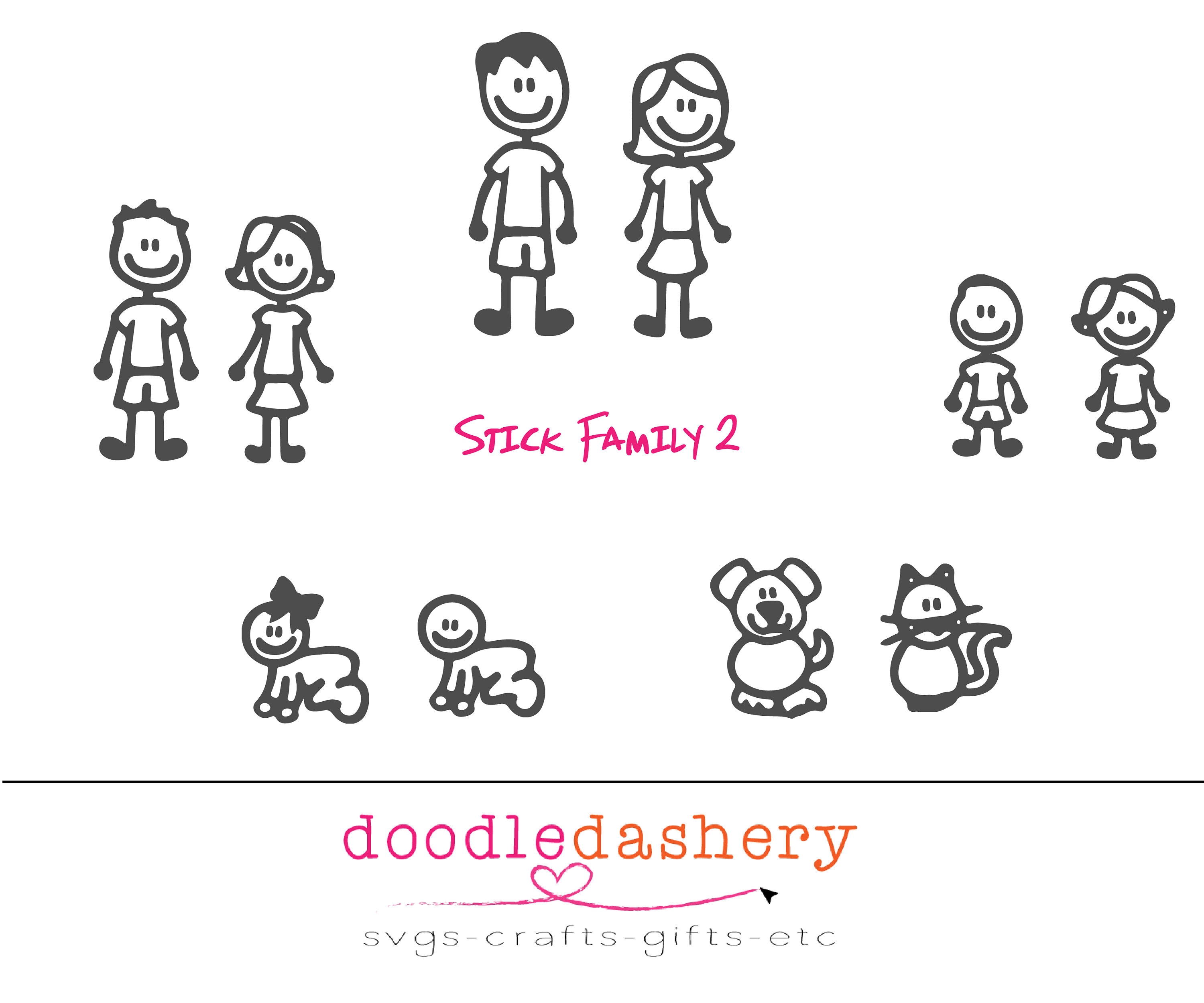 Free Free 258 Family Figures Svg SVG PNG EPS DXF File