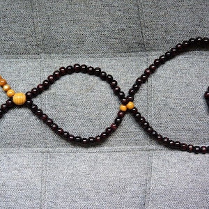 Baháʼí Prayer Beads 95 Wooden Handmade Baha&#39;i Beads Bahai Style of Baháʼu&#39;lláh Baha&#39;ullah