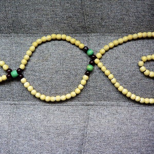 Baháʼí Prayer Beads 95 Wooden Handmade Baha&#39;i Beads Bahai Style of Baháʼu’lláh Baha’ullah