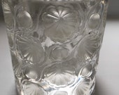 Antique crystal Lalique Tokyo cigarettes holder table vase