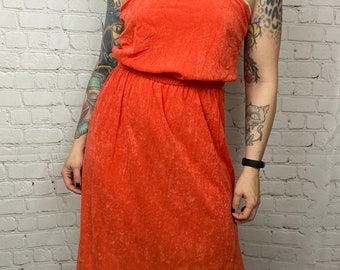 orange summer dresses