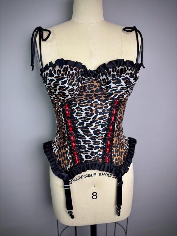RagLuxe Handmade Leopard Garter Top