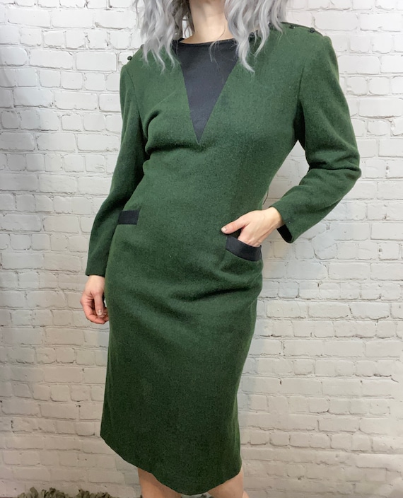 green emerald velvet dress 1940s Cream Wool Three Piece Suit – Coutura Vintage