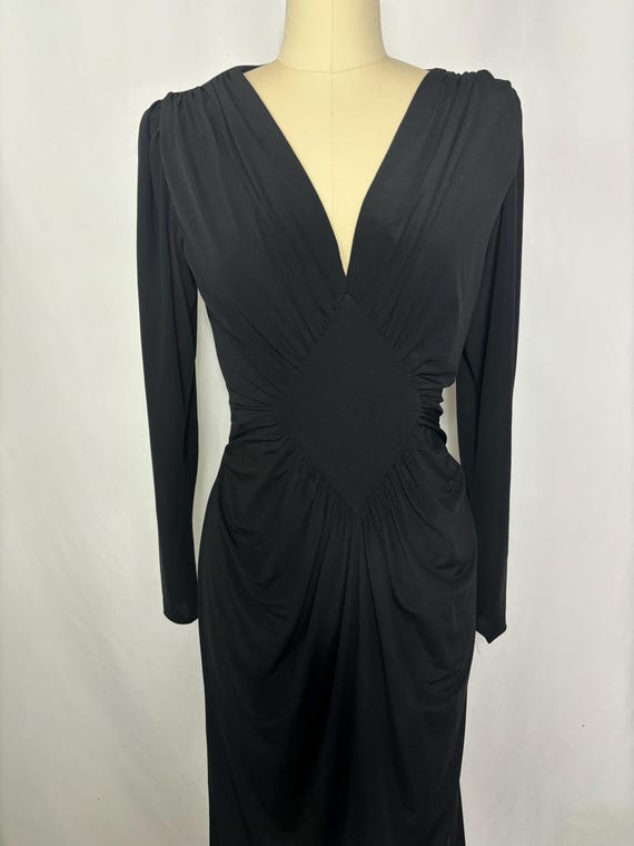 black diamond neck dress Black Diamond Halter Gown 2 main image 0