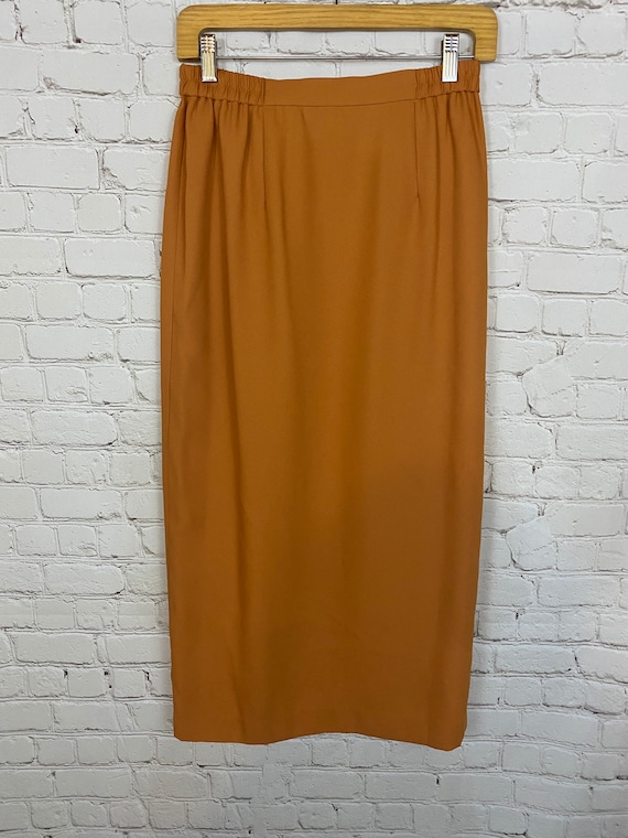 Mustard yellow top 70s skirt