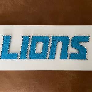 Detroit Lions String Art- Ready to ship!
