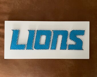 Detroit Lions String Art- Ready to ship!