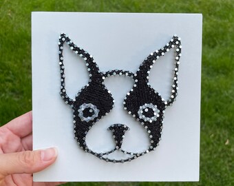 Boston Terrier String Art- Ready to ship!