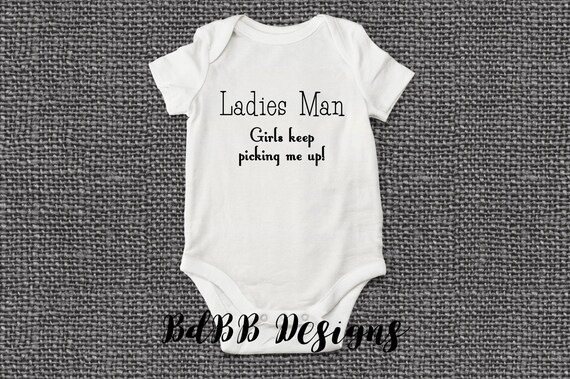 Betere Dames grappige Baby Rompers Man / jongen Going Home Outfit / | Etsy VA-87