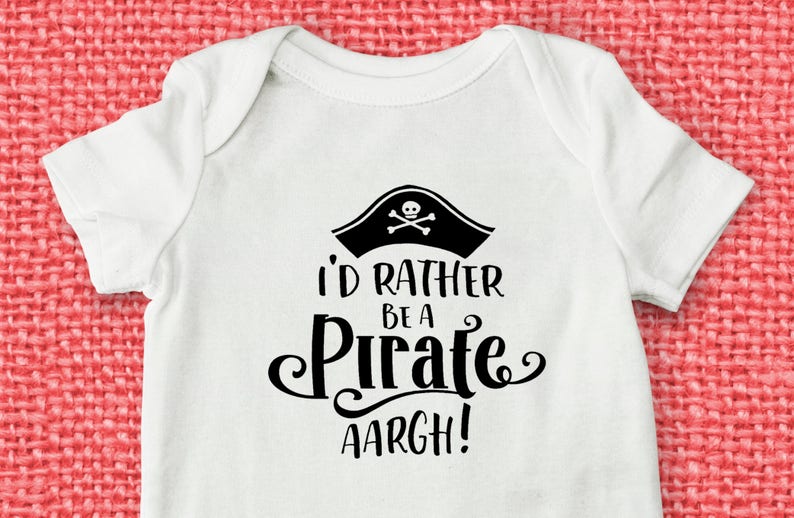I'd Rather be a Pirate Baby Boy Onesie / Take Home Outfit | Etsy