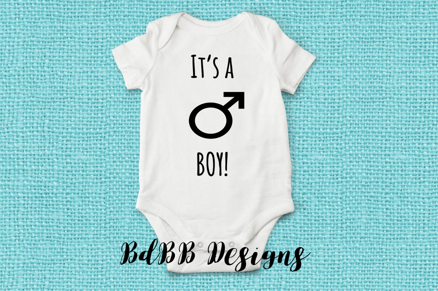 It's a BOY Gender Reveal Onesie / Gender Pregnancy Etsy