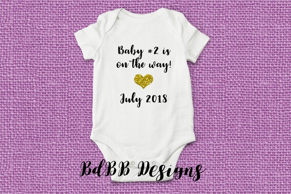 etsy baby announcement onesie