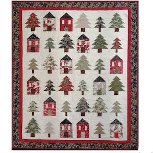 Cabin in the Woods Quilt Pattern PDF Download