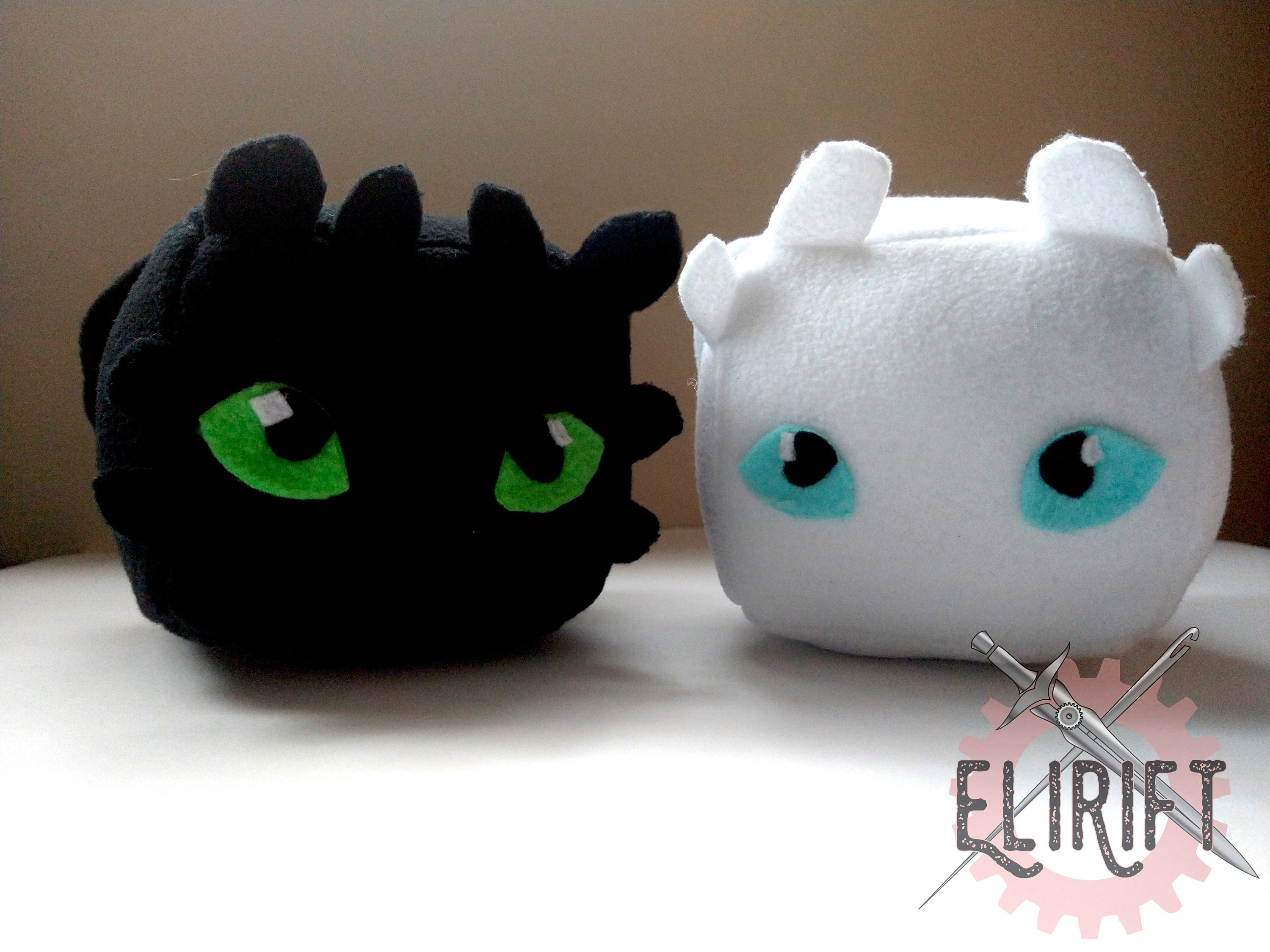 light fury and toothless plush