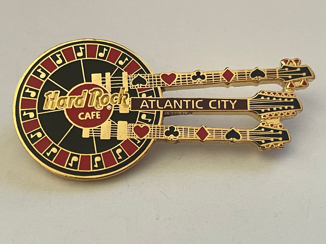 Hard Rock Cafe Pin Atlantic City Roulette Wheel Etsy