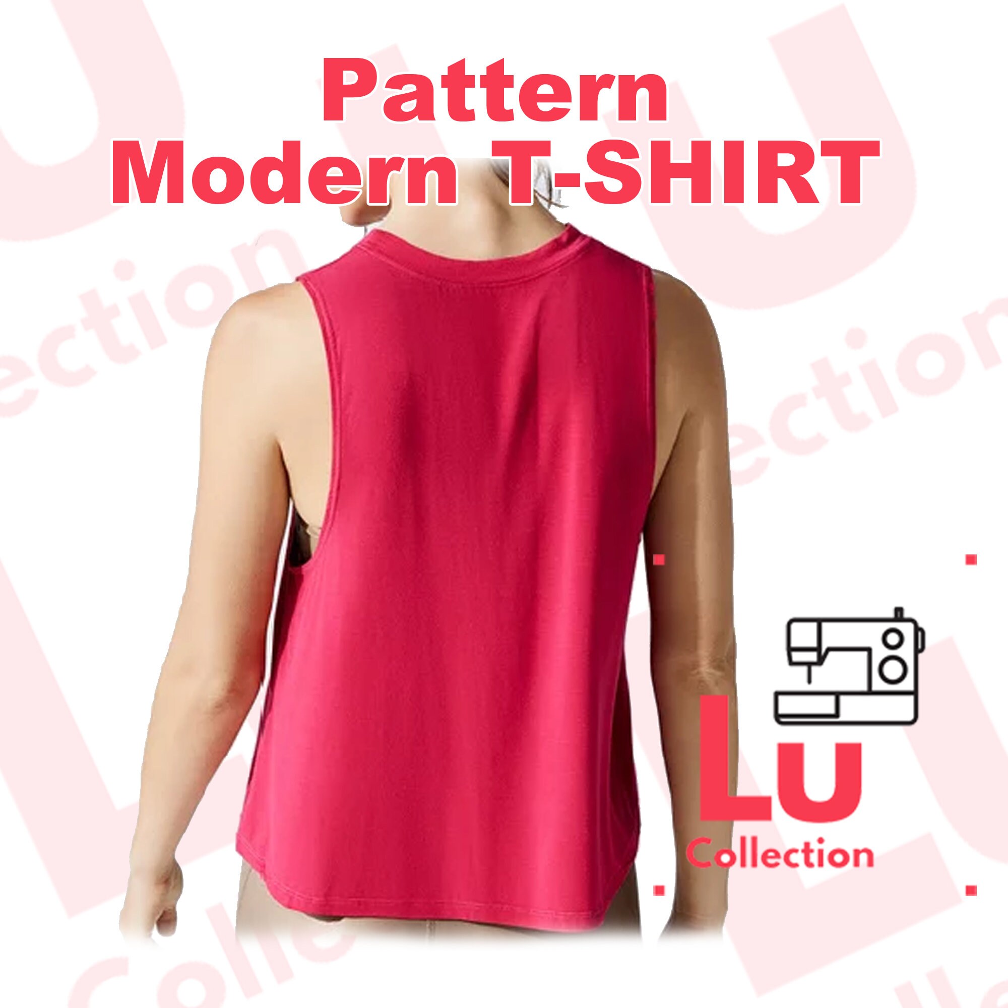 T-SHIRT activewear Sewing Pattern printable sewing | Etsy