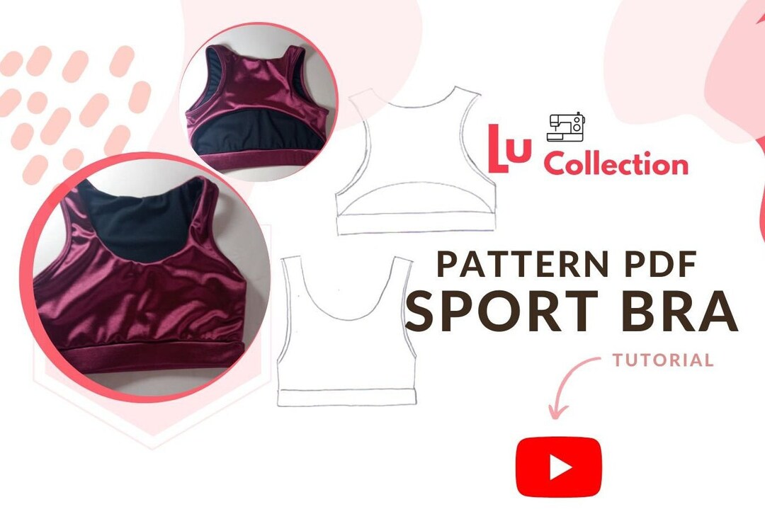 SPORT BRA Sewing Pattern OLIMPIC top sewing sports bra Etsy España