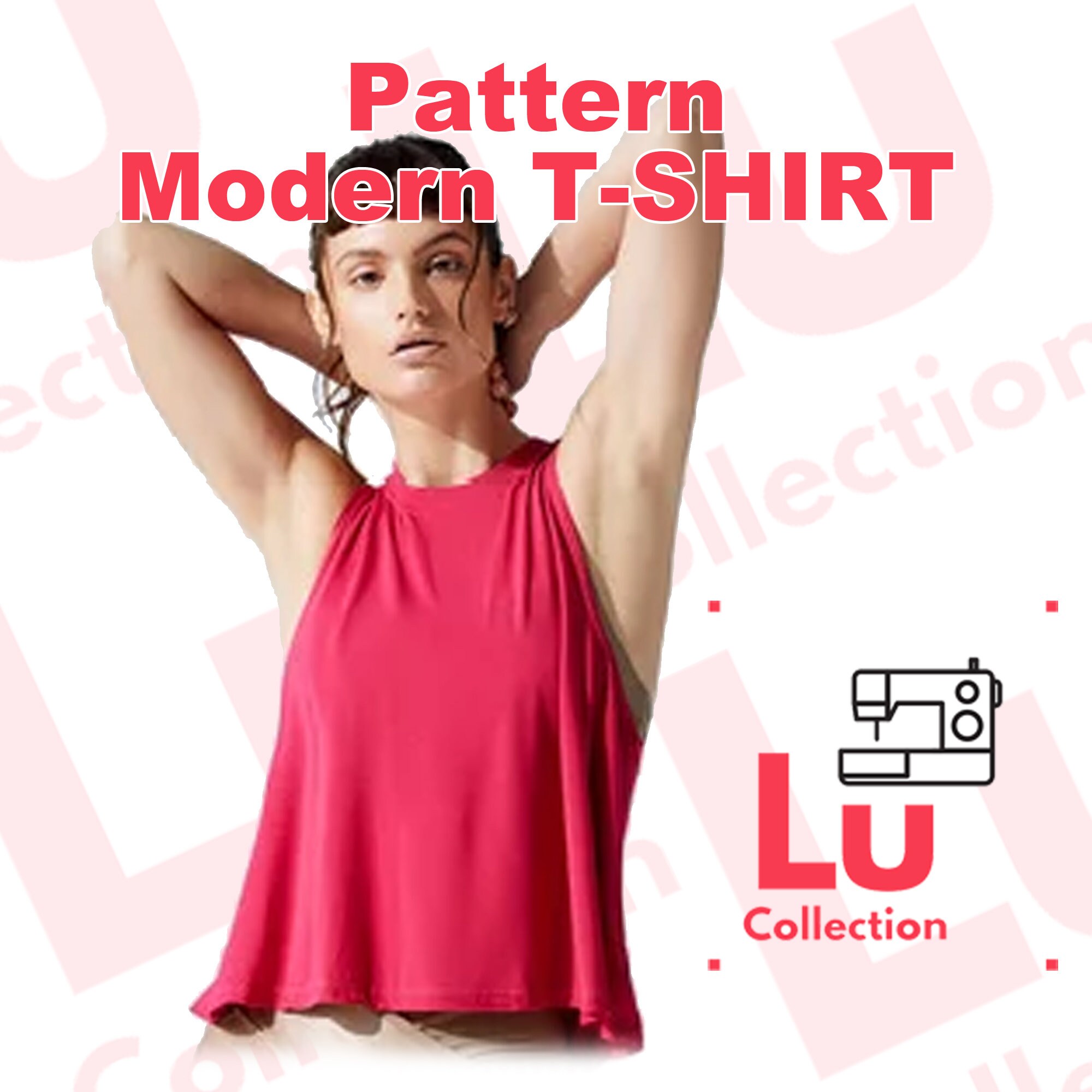 T-SHIRT activewear Sewing Pattern printable sewing | Etsy