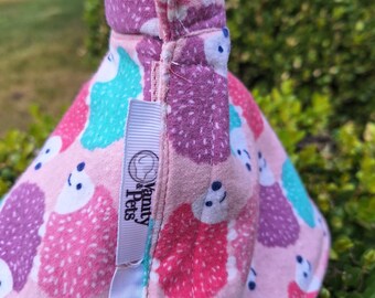 Heavy plucker and self-mutilator bird's protective bib (price vary according to size) Made to order.