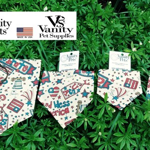 Freedom pet&#39;s bandana for cat, dog, puppy, bunny, ducks.