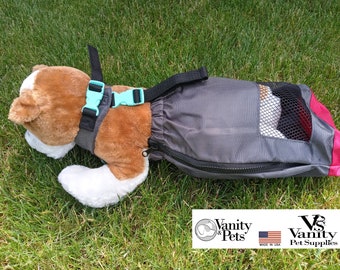 Dog drag bags, cat drag bags, drag bags for paralyzed pets