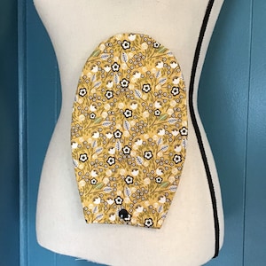 Ostomy Bag Cover, Open or Closed End, Snap or VeIcro Closure, Colostomy Bag Cover, Stoma Cover, Ileostomy, Urostomy, Pouch Cover, Flower