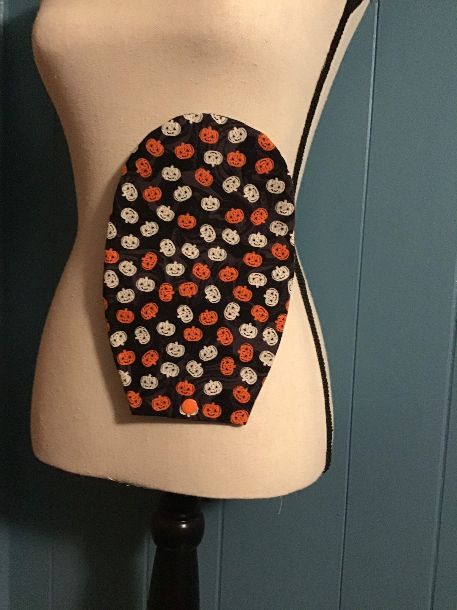 Ostomy Bag Cover Pumpkin COTTON Open End Snap Closure Etsy