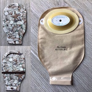 Nu-Hope 40-7244R-C Ostomy Pouch, Ostomy Bag Cover, Open End, Snap Closure, Urostomy, Pouch Cover, Colostomy, Ostomy Pouch SB02