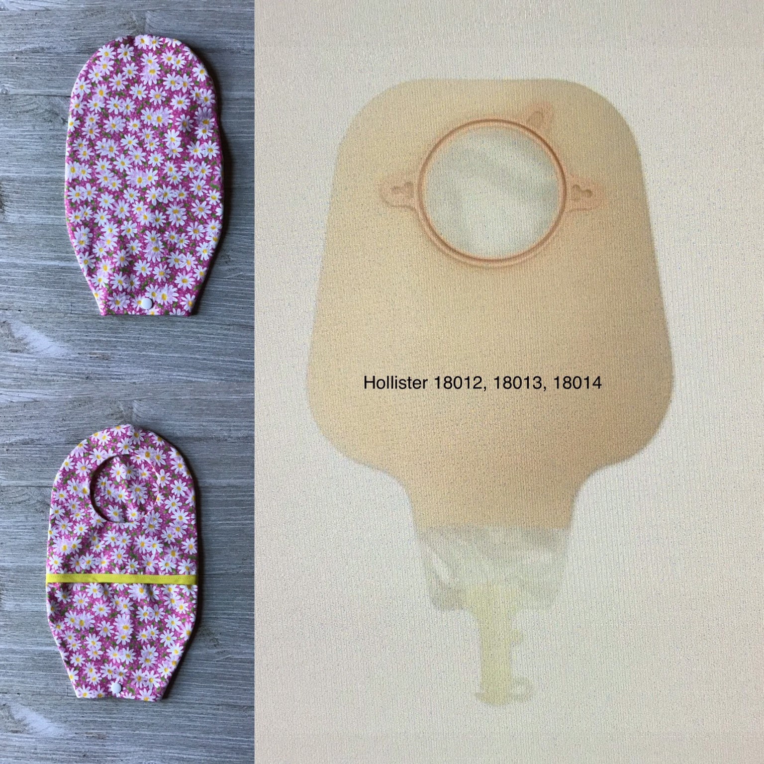 Hollister 18012, 18013, 18014 High Flow Ostomy Bag Cover, Colostomy Bag  Cover, Stoma Cover, SB09 