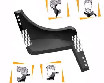 Comb Beard Shaping Tool Sex Man Gentleman Beard Trim Template Hair Cut Hair Molding Trim Template Beard, Father gift, Men's gift.