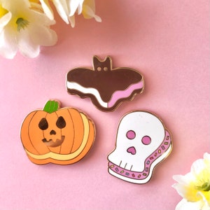 Halloween Ice Cream Sandwiches Pins