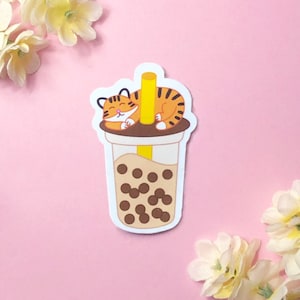Tiger Sugar Tea Vinyl Sticker