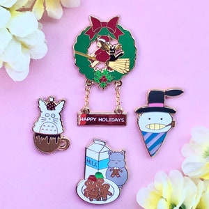Holiday Character Pins