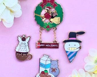 Holiday Character Pins
