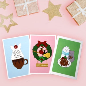 Tarjetas navideñas de Ghibli