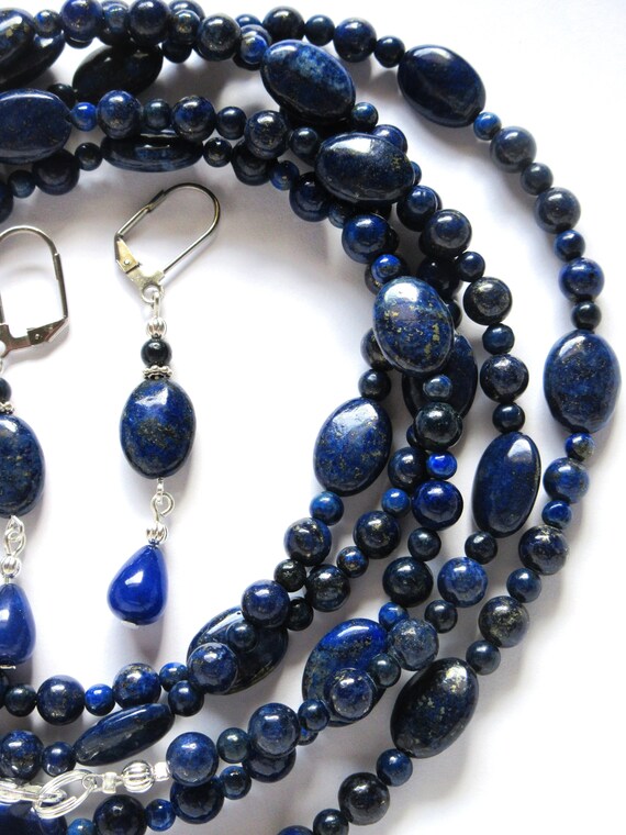 Lapis jewelry best sale set