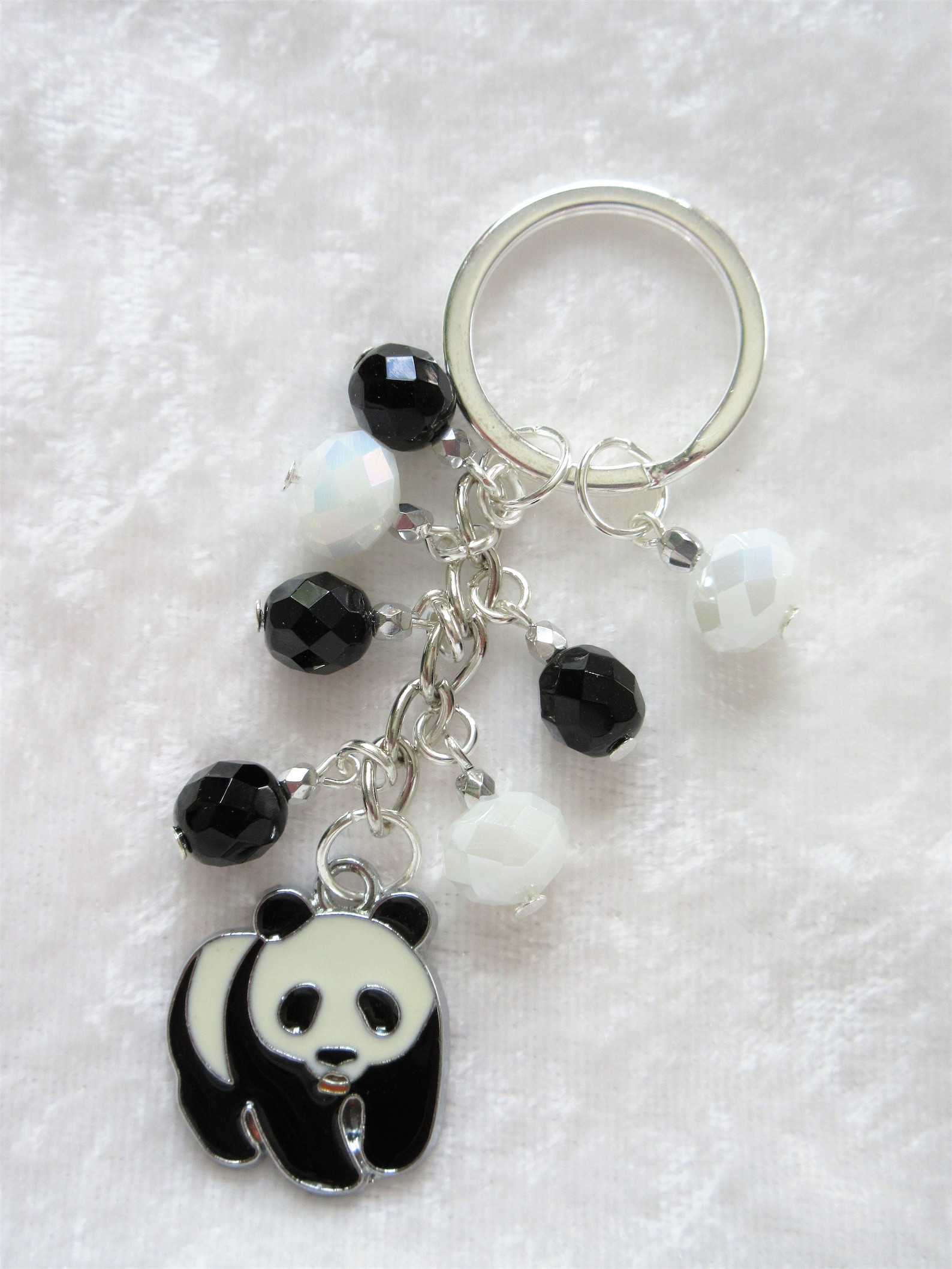Lindo Bubu Dudu llaveros de peluche pared de peluche Panda Kawaii oso
