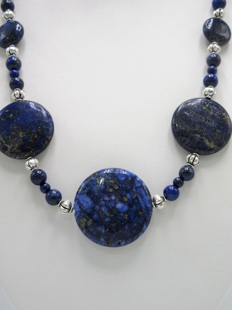 Lapis lazuli jewelry set cobalt blue dark blue gemstones Etsy
