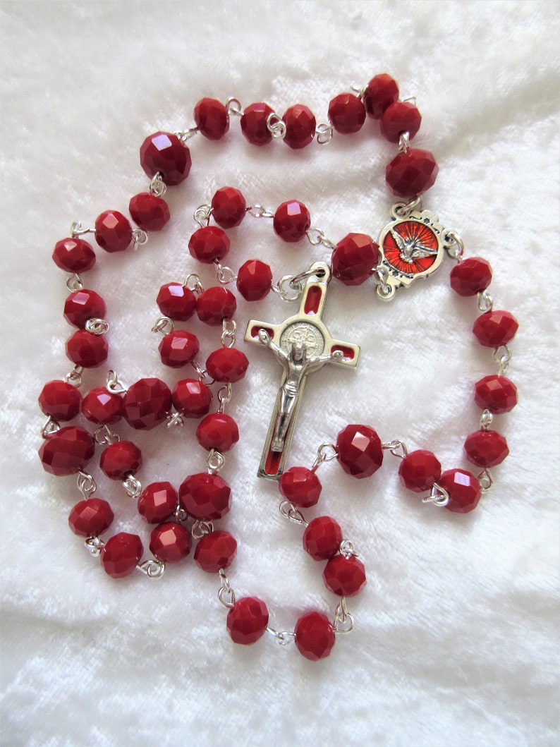 Dark Red Lutheran Rosary 6 Sets Of 7 Confirmation Rosary Etsy dark-red-lutheran-rosary-6-sets-of-7-confirmation-rosary-etsy