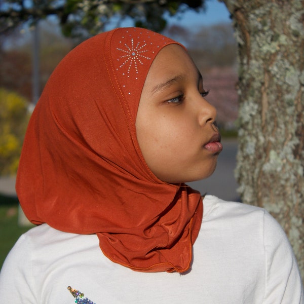 Hijab for Kids| Muslim Girl Instant Scarf Hijab | Muslim Kids | Kids Turban | Islamic Kid Hijab |Islamic Scarf Hijab| Little Girl Hijab