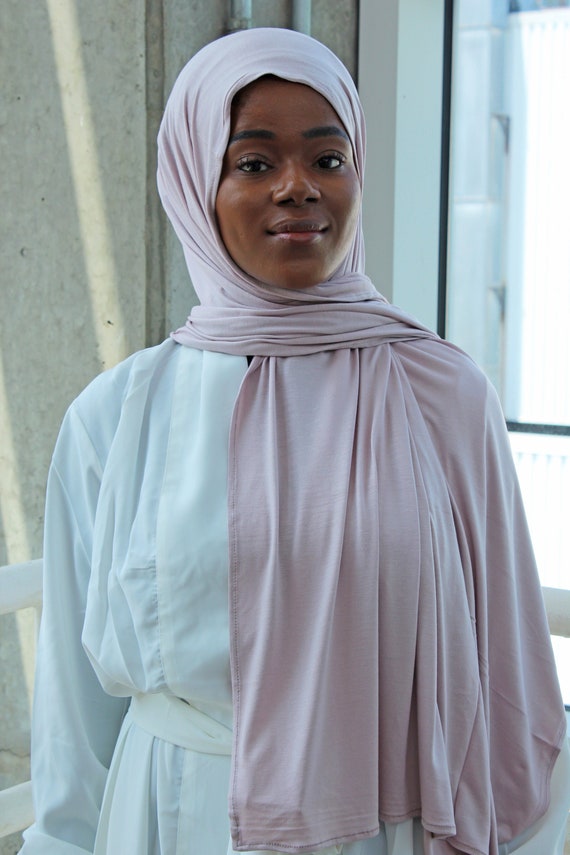 cream jersey hijab